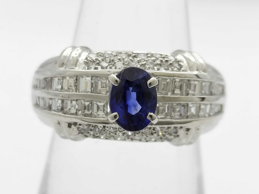 S1.028ct D2.18ct PT900 13.5g Ring 