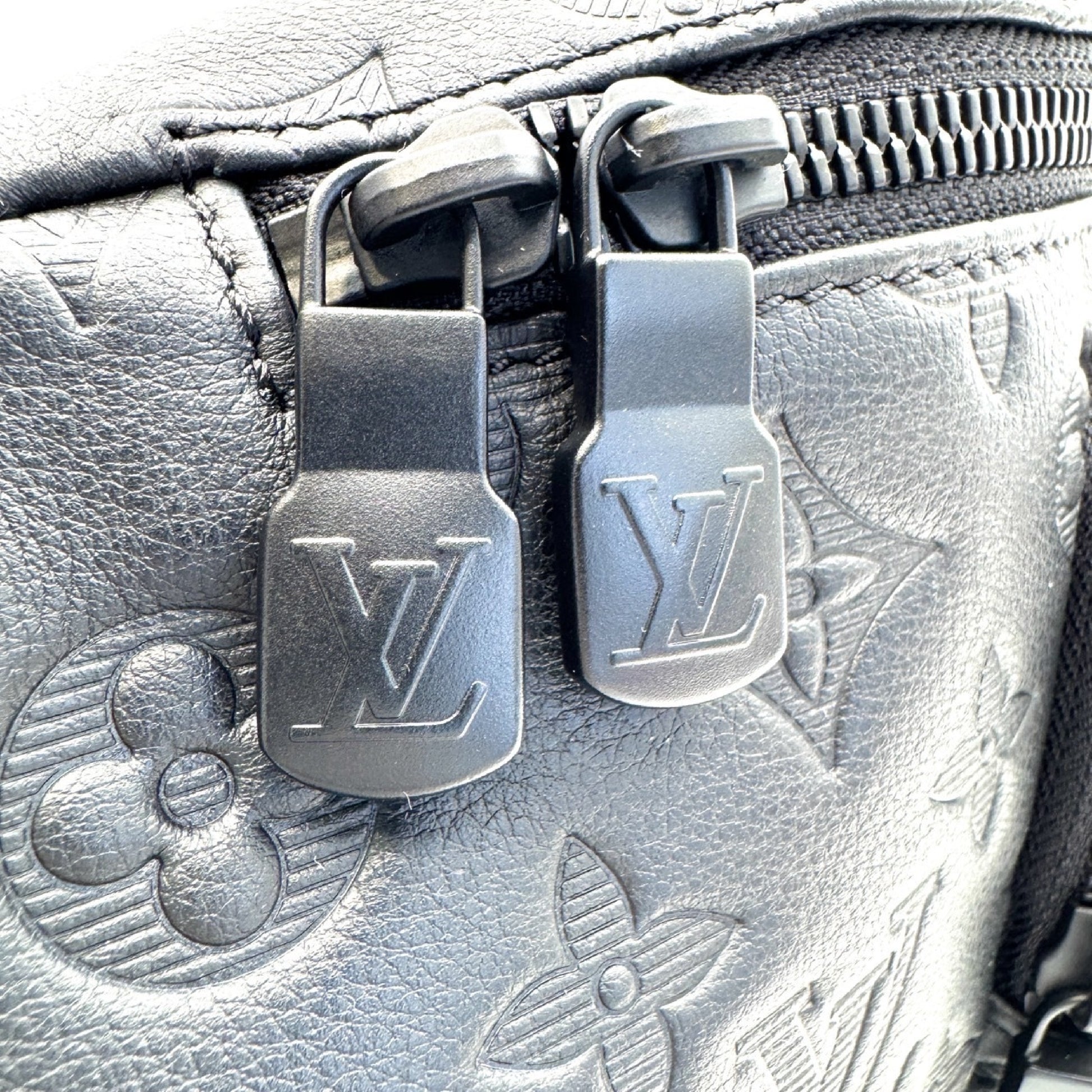 LOUIS VUITTON Monogram Shadow Rush Bum Bag M47058 Waist Bag