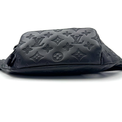 LOUIS VUITTON Monogram Shadow Rush Bum Bag M47058 Waist Bag