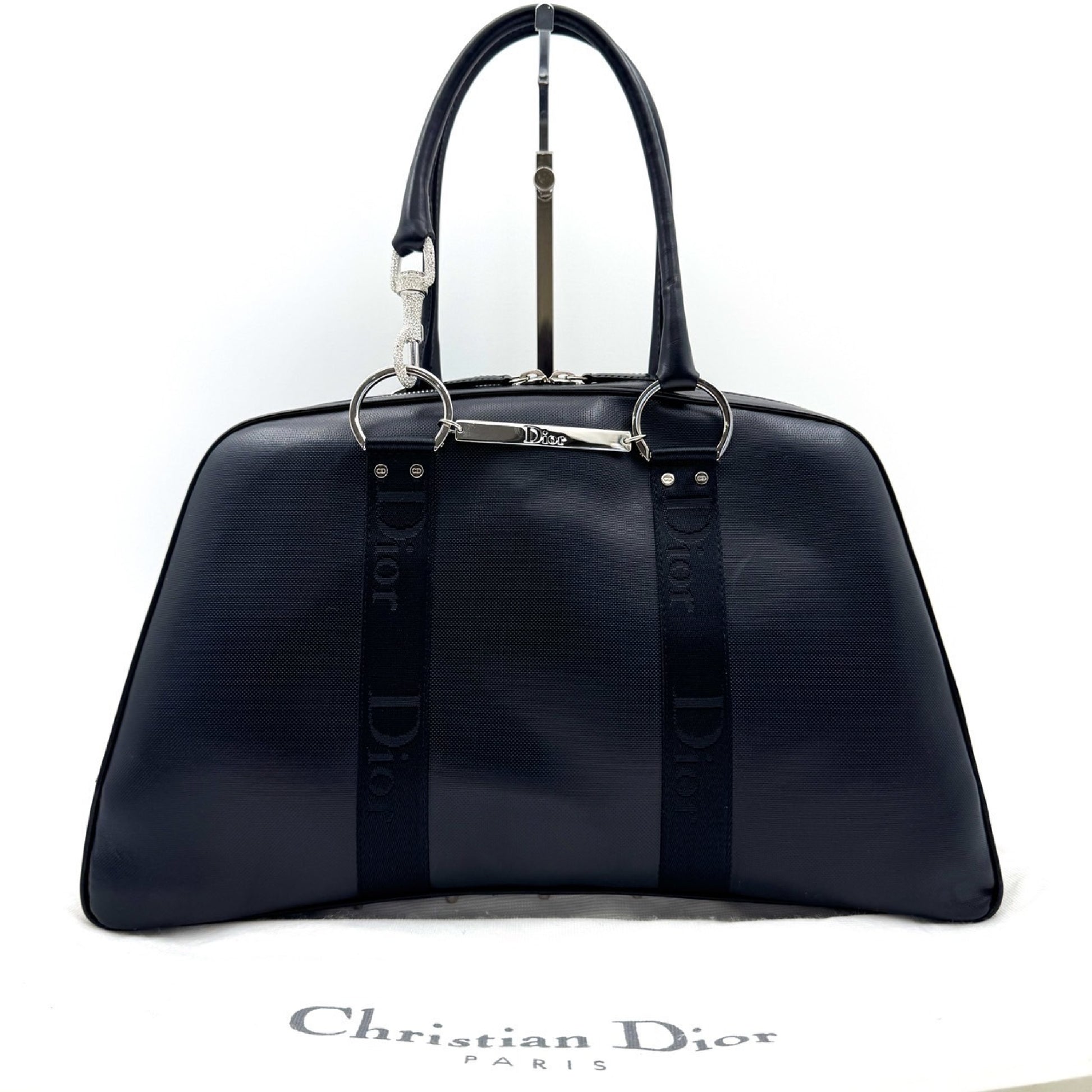 Dior Hardcore Rhinestone Leather Handbag