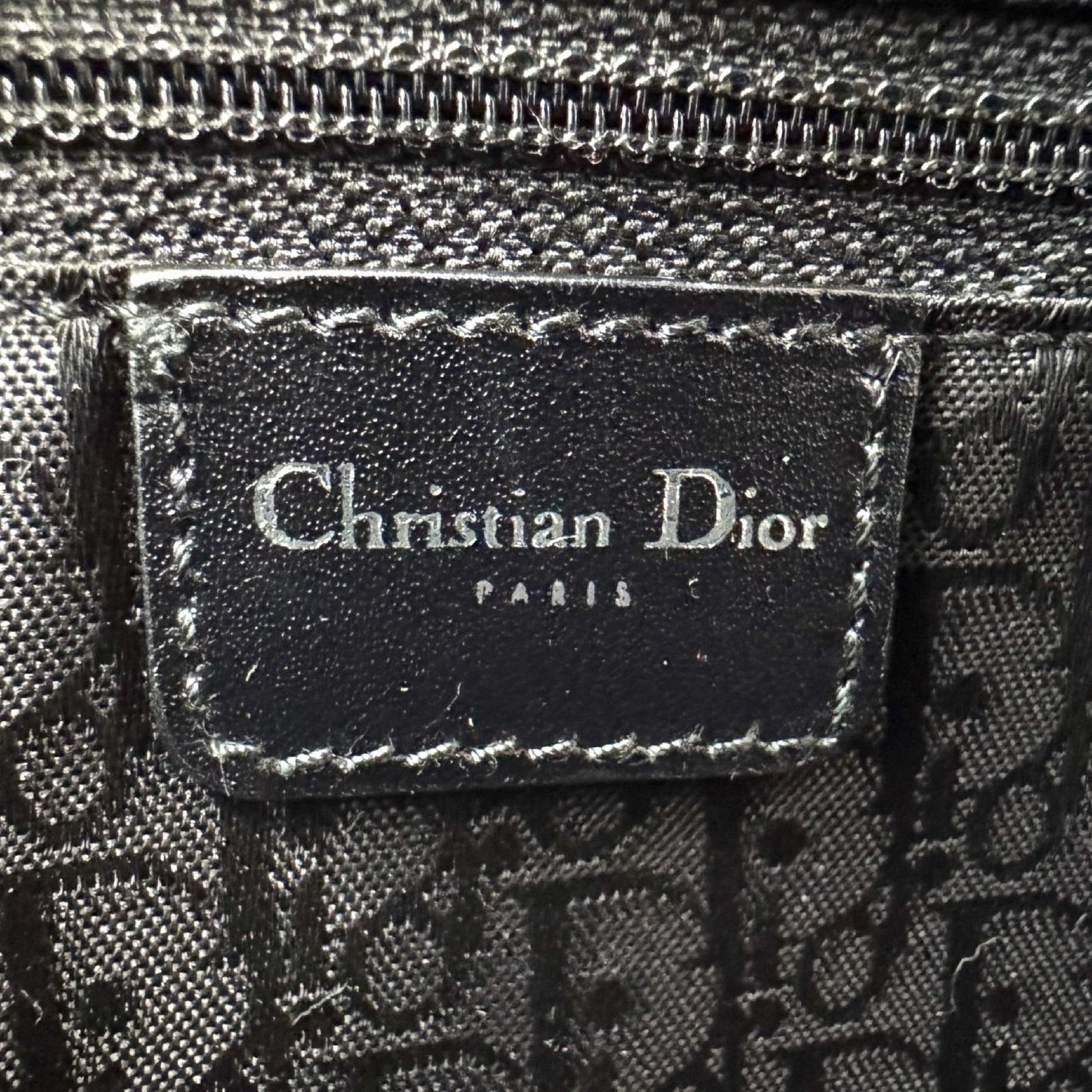 Dior Hardcore Rhinestone Leather Handbag
