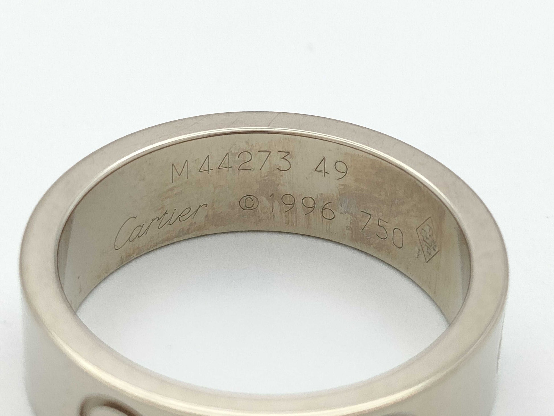 Cartier Love #49 WG 750 6.5g Ring 