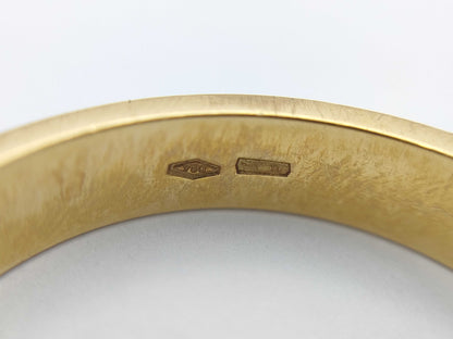 GUCCI Logo #19 YG 750 4.7g Ring 