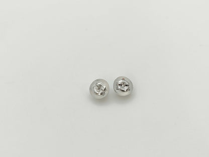 S0.97/0.74ct D0.12/0.12ct PT900 2.9g Earrings 