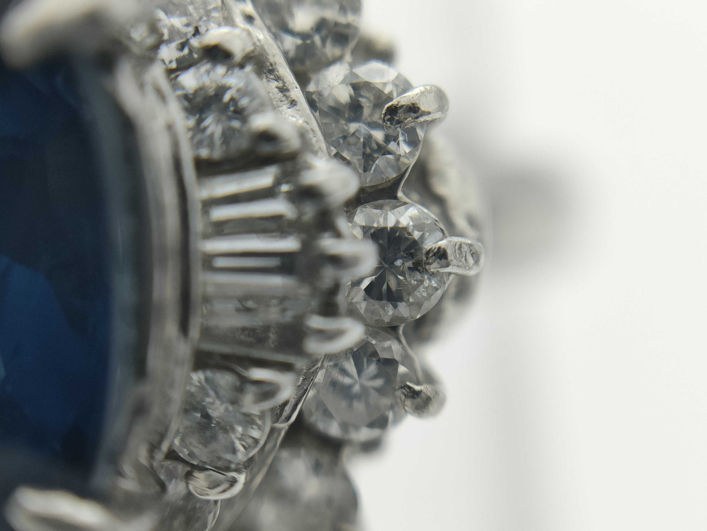 S3.51ct D0.90ct Pt900 9.3g Ring 