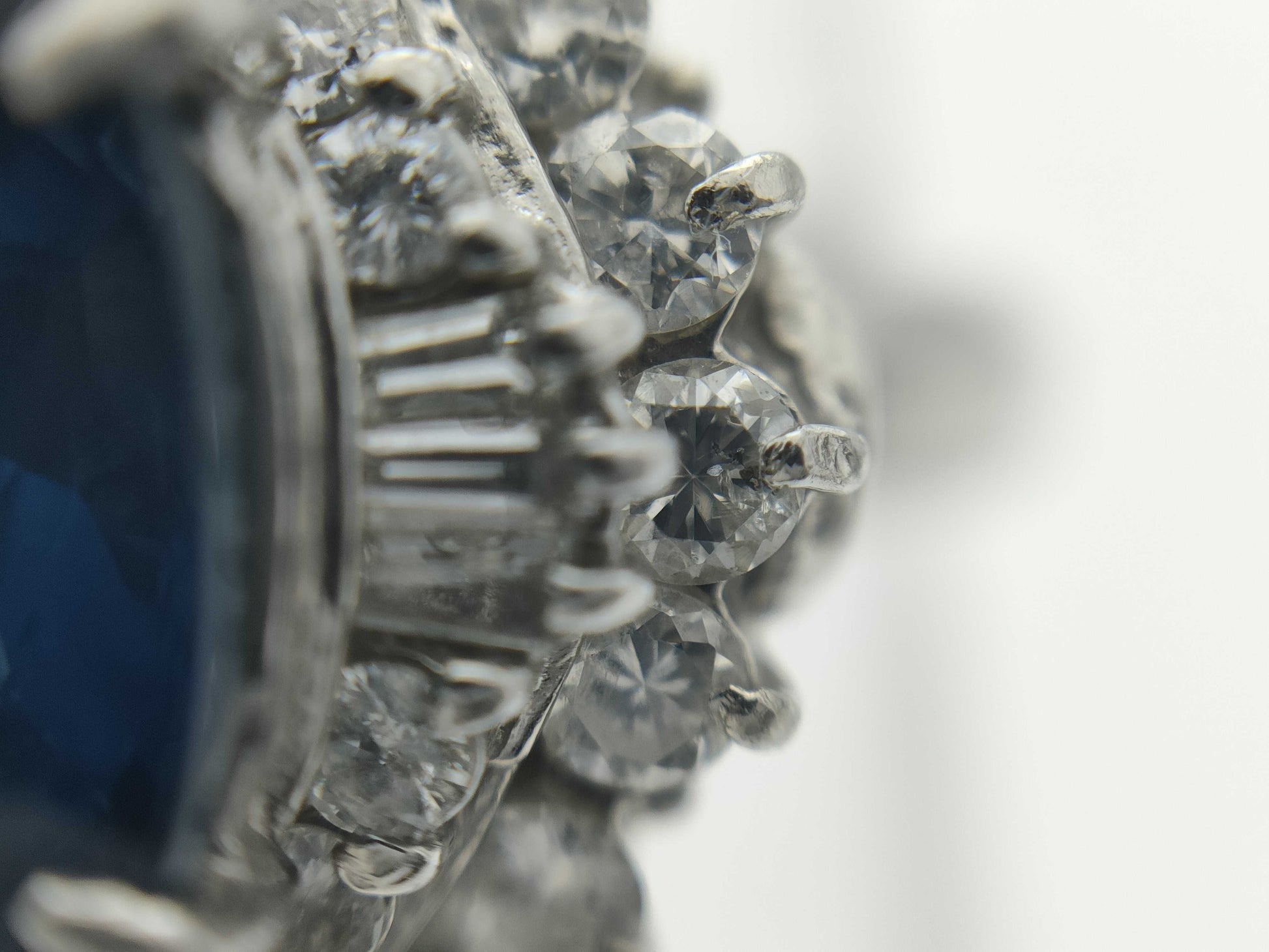 S3.51ct D0.90ct Pt900 9.3g Ring 