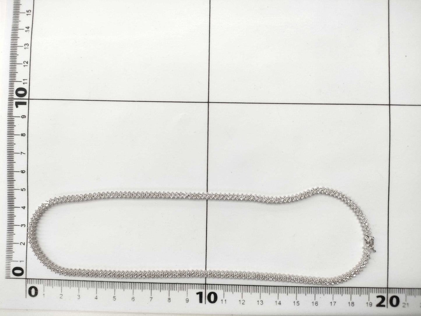 D5.00ct PT900 28.0g Necklace 