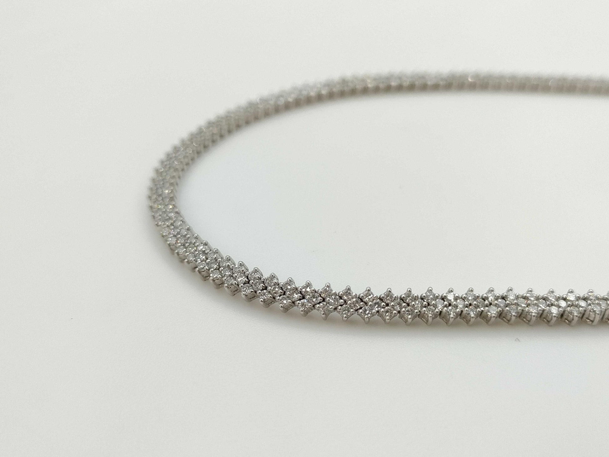 D5.00ct PT900 28.0g Necklace 