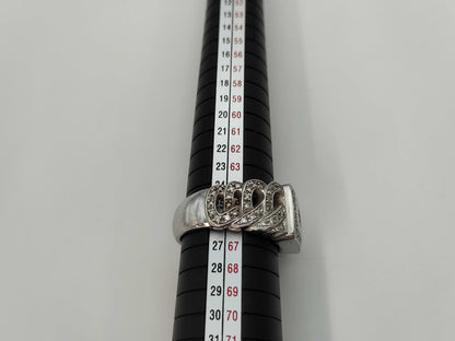 D1.024/0.74ct PT900 37.9g ​​Ring 