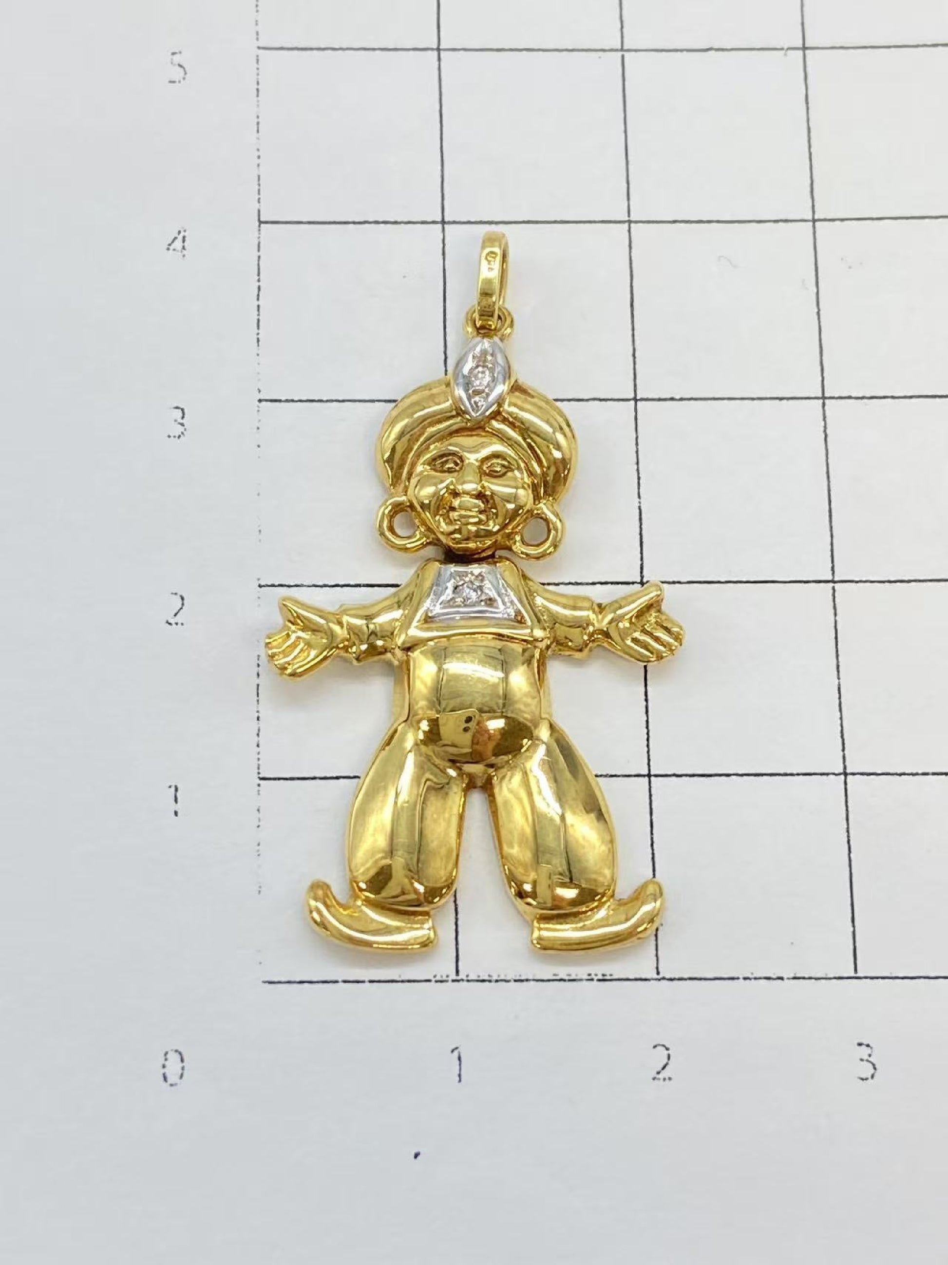 Diamond 750 4.3g Pendant Top 