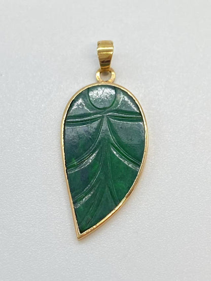 Jadeite K18 1.6g Pendant Top 