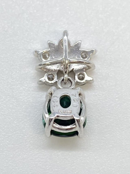 TL 1.64ct D 0.24ct Pt900 2.5g Pendant Top 