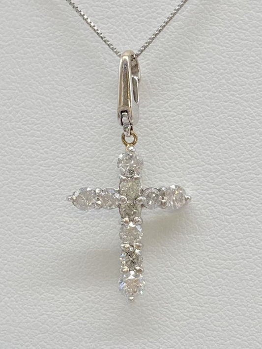 D0.8ct Pt850/Pt900 3.5g Necklace 