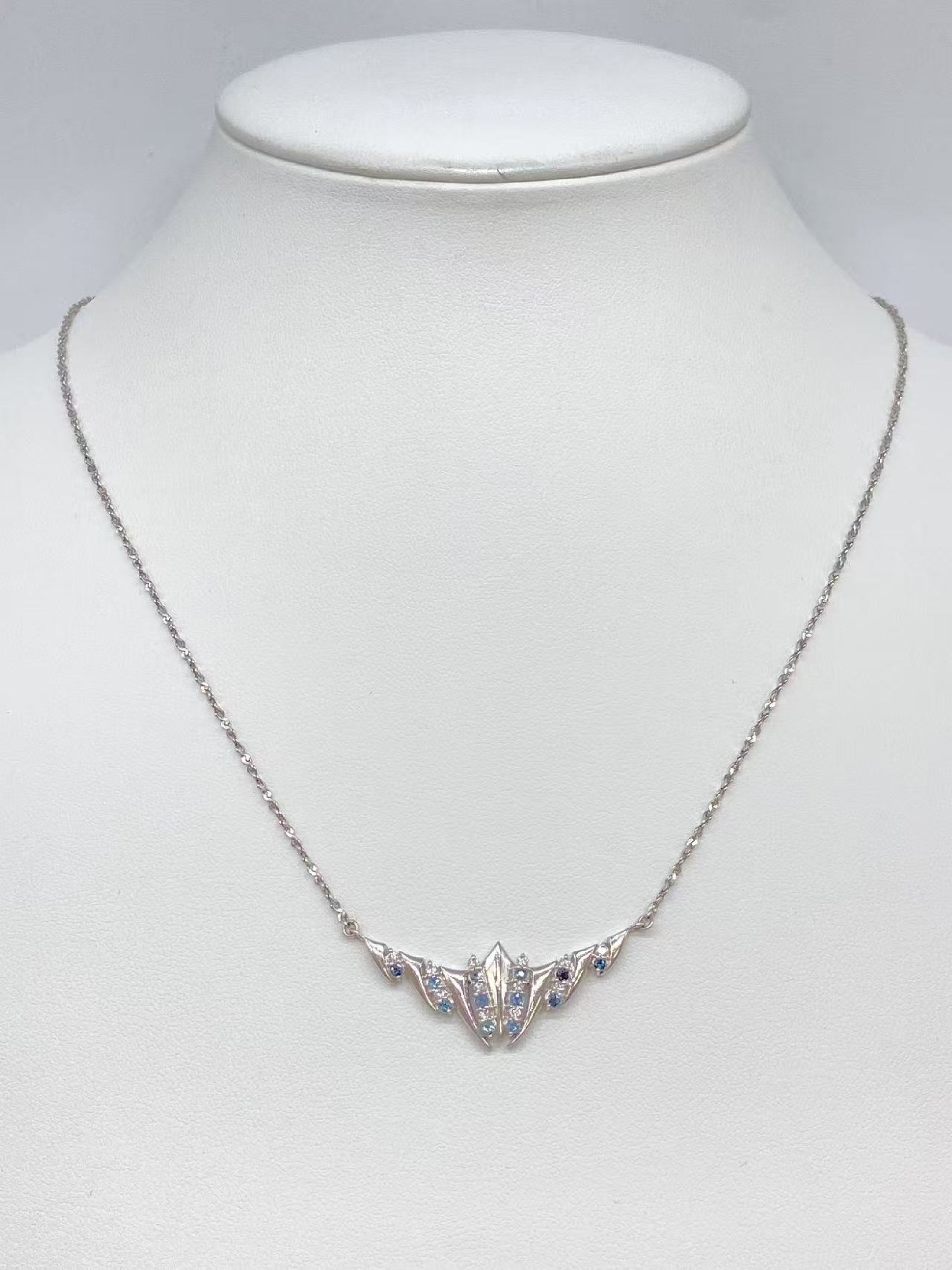 AX 0.33ct D 0.19ct Pt850/Pt900 10.7g Necklace 