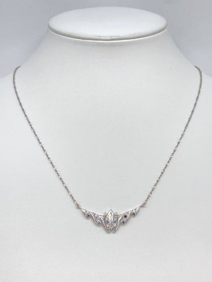 AX 0.33ct D 0.19ct Pt850/Pt900 10.7g Necklace 