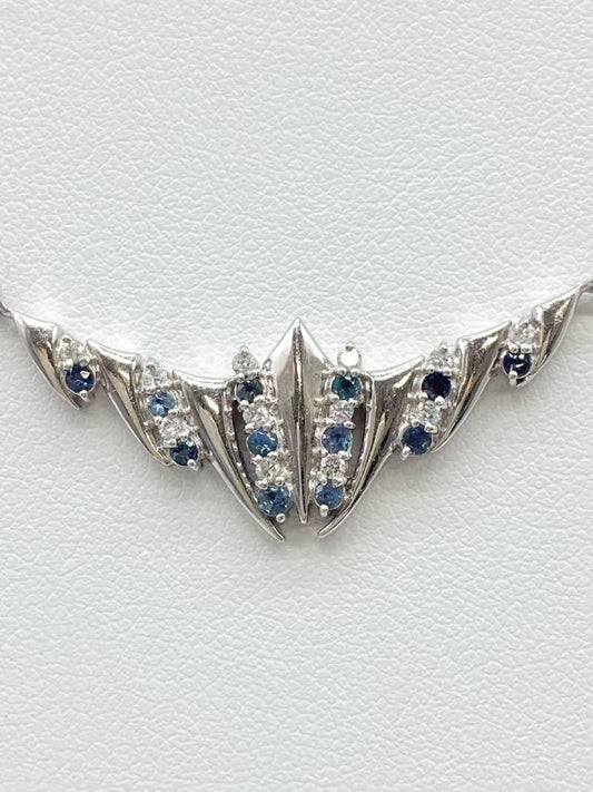 AX 0.33ct D 0.19ct Pt850/Pt900 10.7g Necklace 
