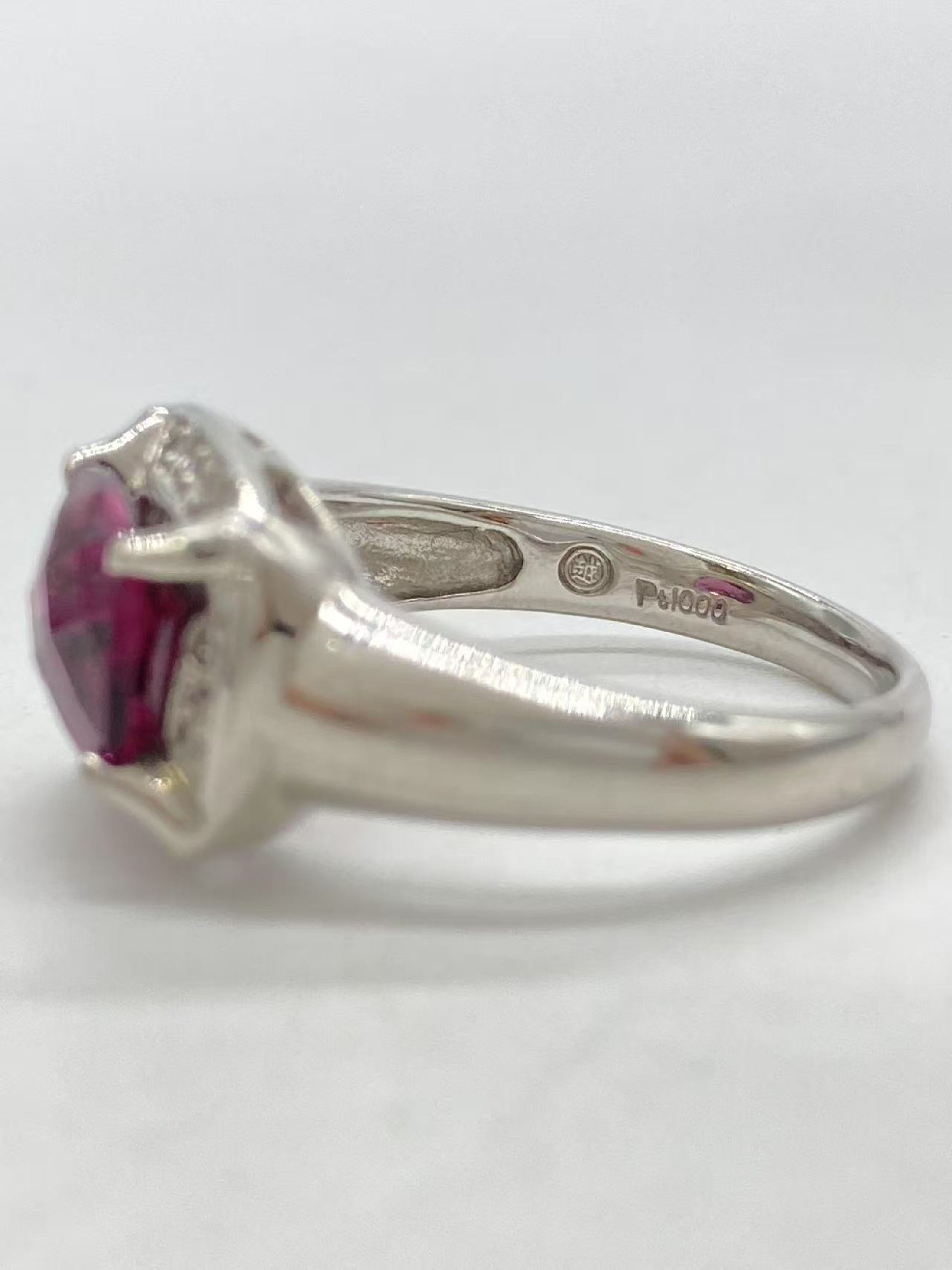 Mitsukoshi G2.47ct D0.1ct Pt1000 7.3g Ring 