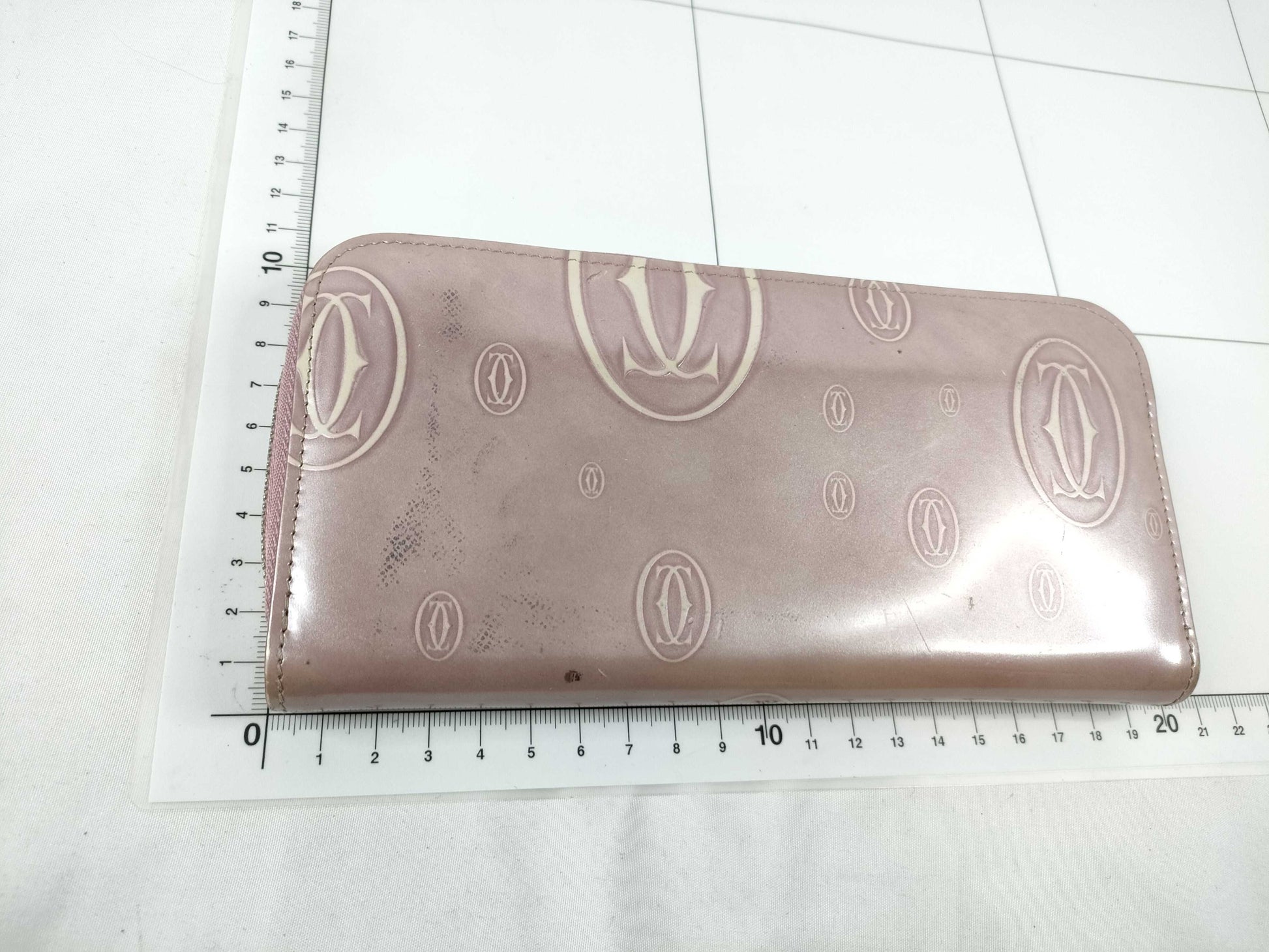 Cartier Happy Birthday Leather Long Wallet, Pink