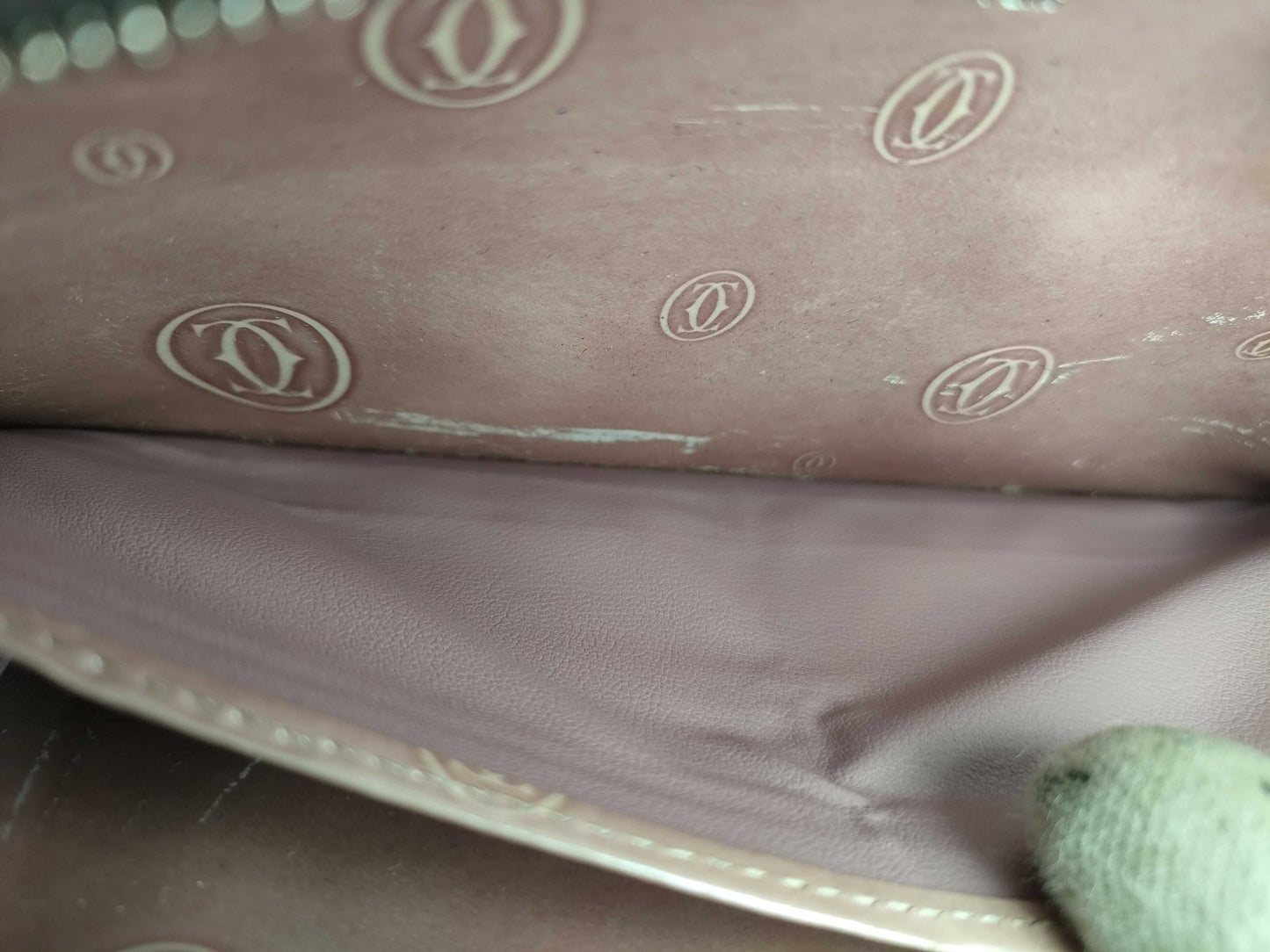 Cartier Happy Birthday Leather Long Wallet, Pink