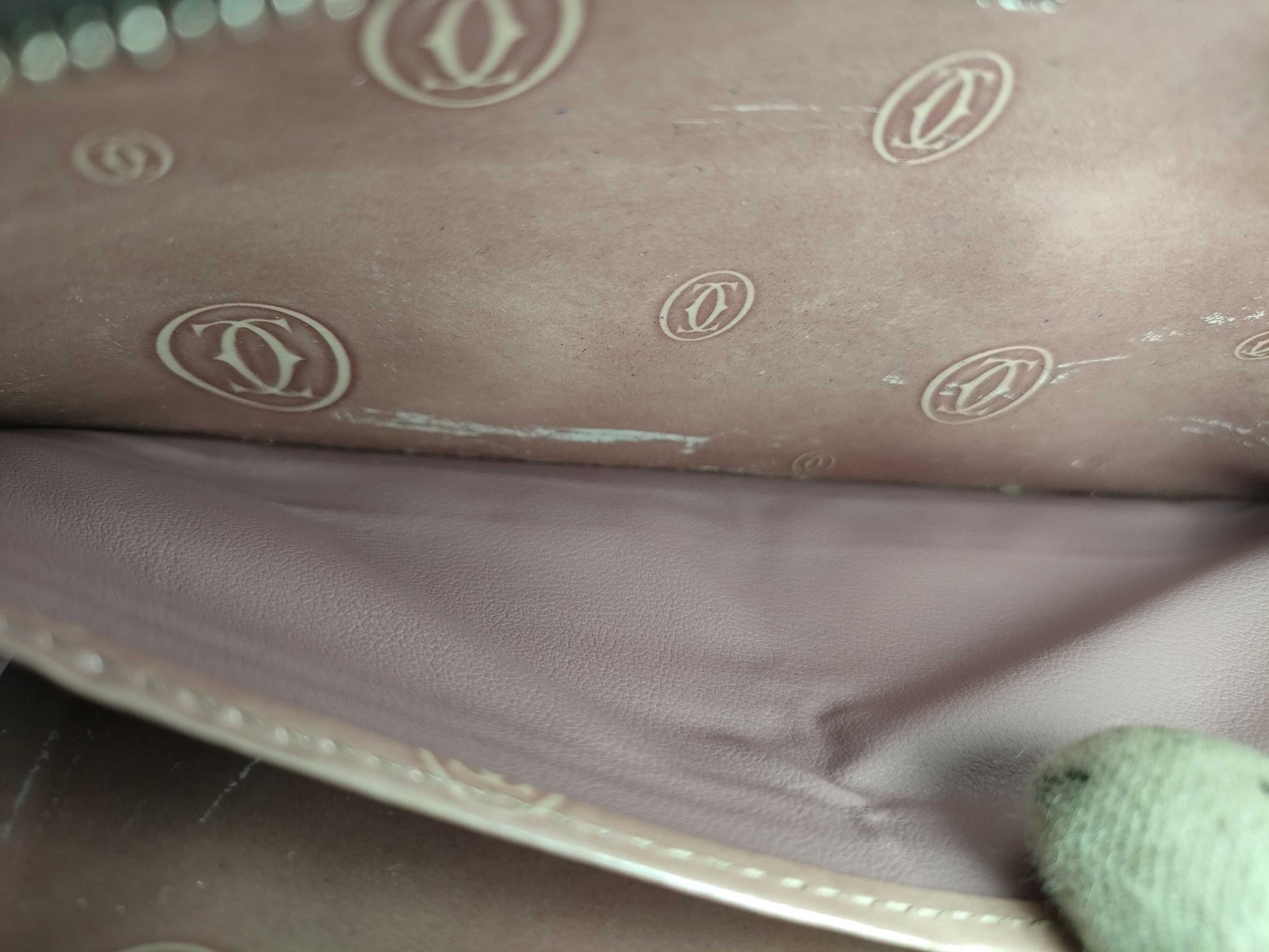 Cartier Happy Birthday Leather Long Wallet, Pink