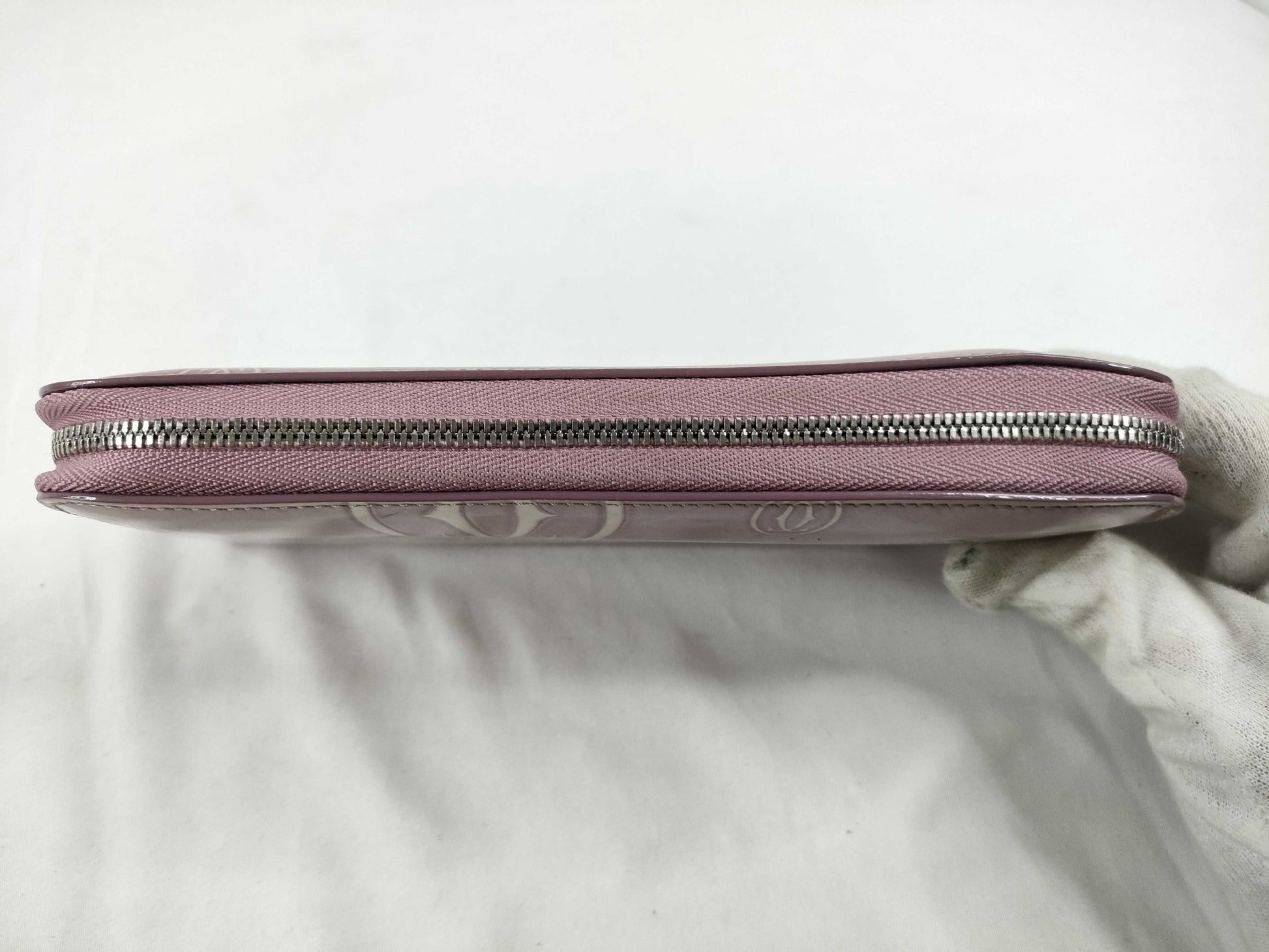 Cartier Happy Birthday Leather Long Wallet, Pink