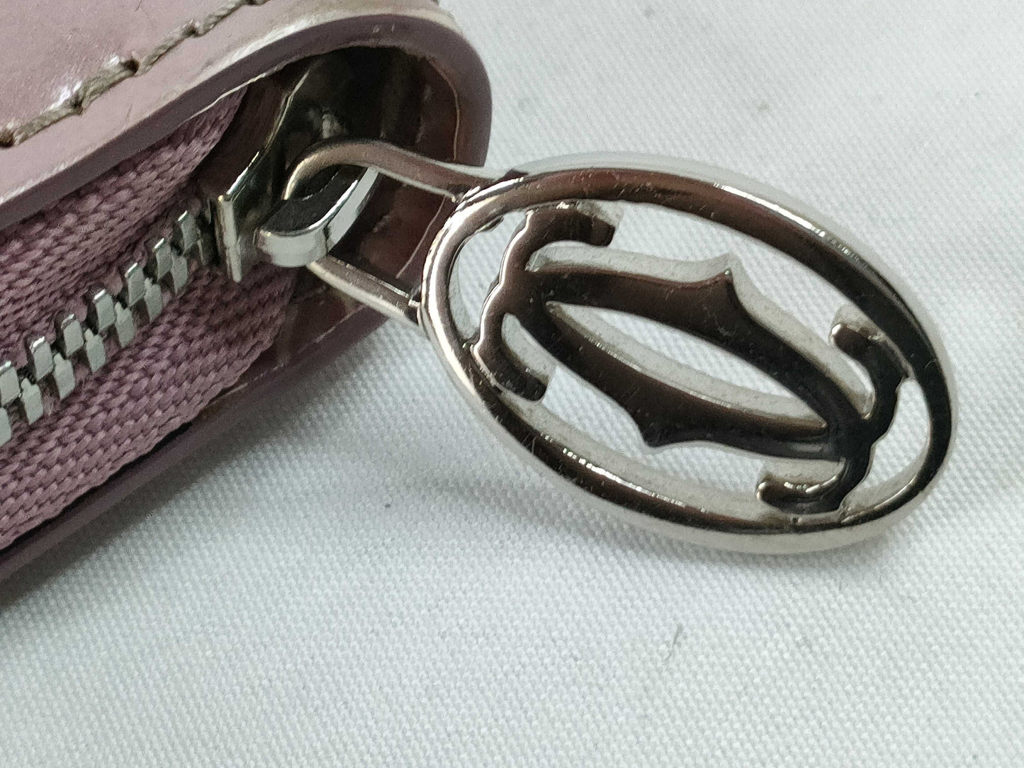 Cartier Happy Birthday Leather Long Wallet, Pink