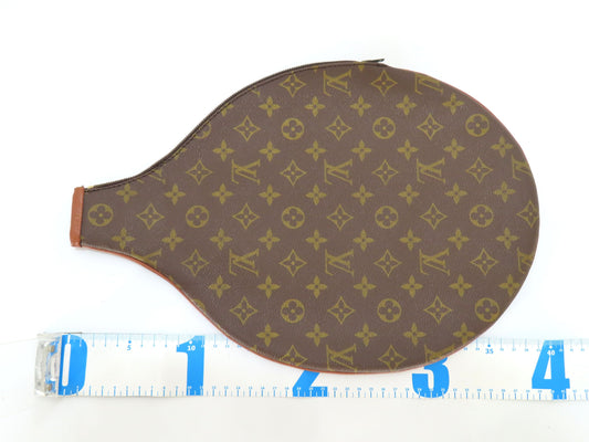 LOUIS VUITTON Damier LV Monogram Racket Case Model Number and Serial Number Unknown Other Accessories