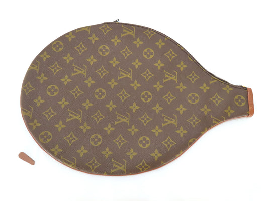 LOUIS VUITTON Damier LV Monogram Racket Case Model Number and Serial Number Unknown Other Accessories
