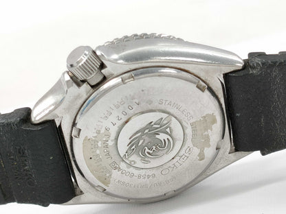 SEIKO 6458-600A 1D0279 QZ Men's Watch, Not Working, No Operational Guarantee