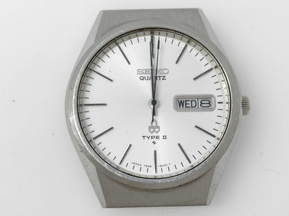 SEIKO Type 2 7546-8070 881667 QZ Men's Watch, Not Working, No Operational Guarantee
