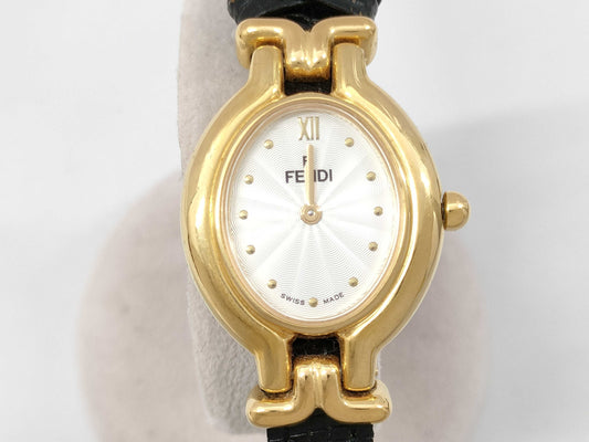 FENDI 640L 027-079 QZ Women's Watch, Not Working, No Operational Guarantee