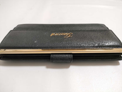 GUCCI Leather Long Wallet 170370403075 Black Wallet