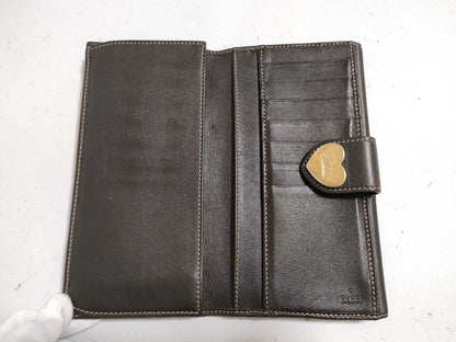 GUCCI GG Canvas Long Wallet with Double Hook, 203550/534563, Beige