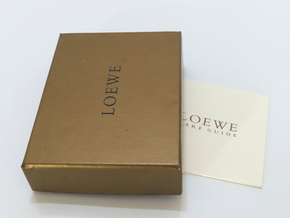 LOEWE Anagram Leather Card Case, Brown