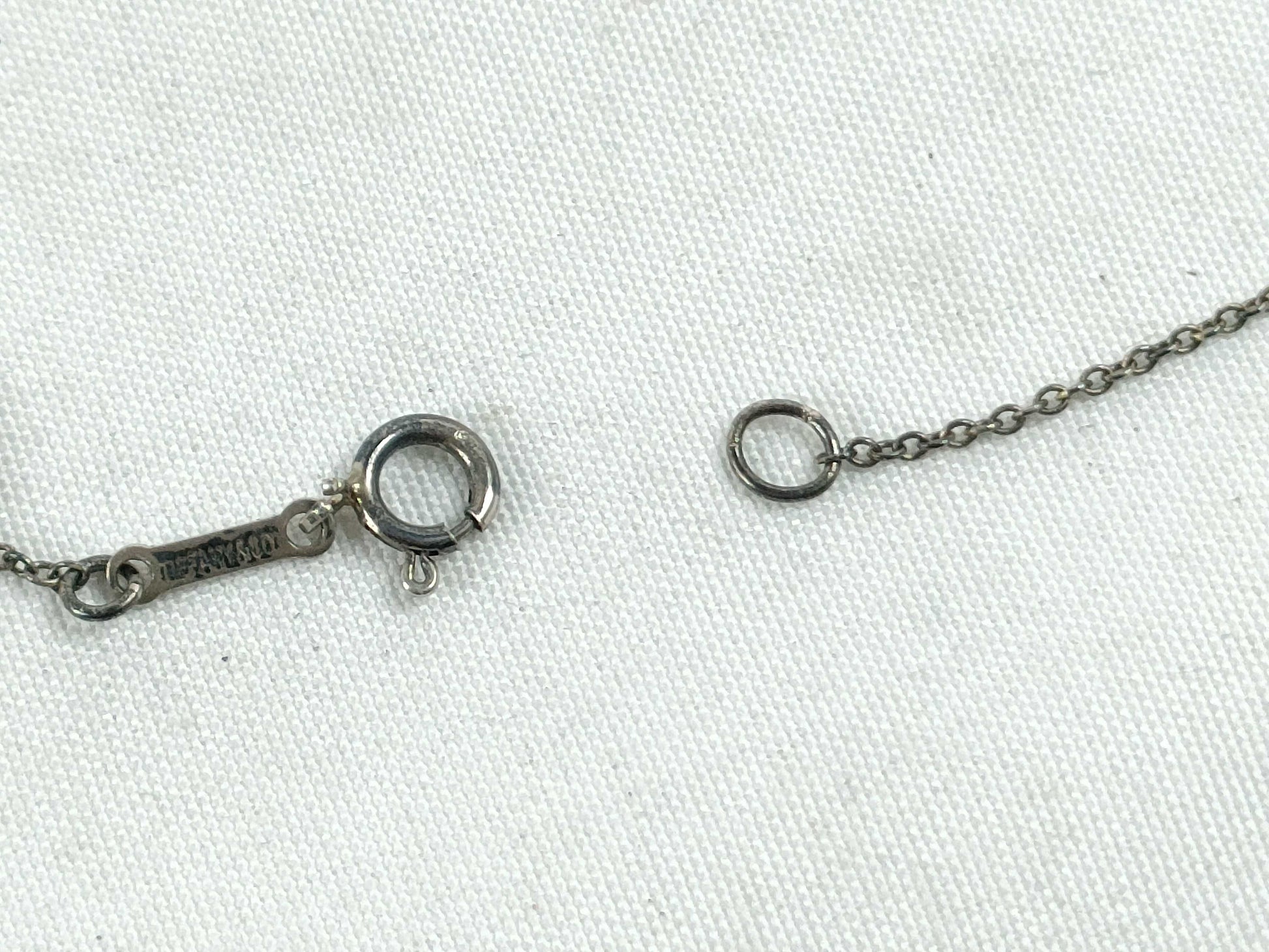 Tiffany & Co. Tiffany Open Heart Necklace SV925 Silver Necklace