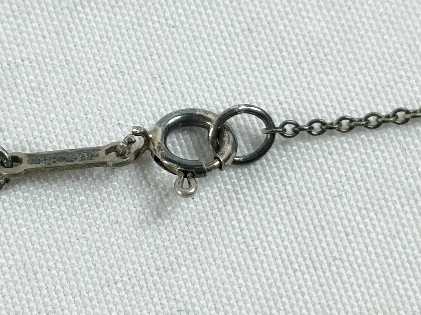 Tiffany & Co. Tiffany Open Heart Necklace SV925 Silver Necklace