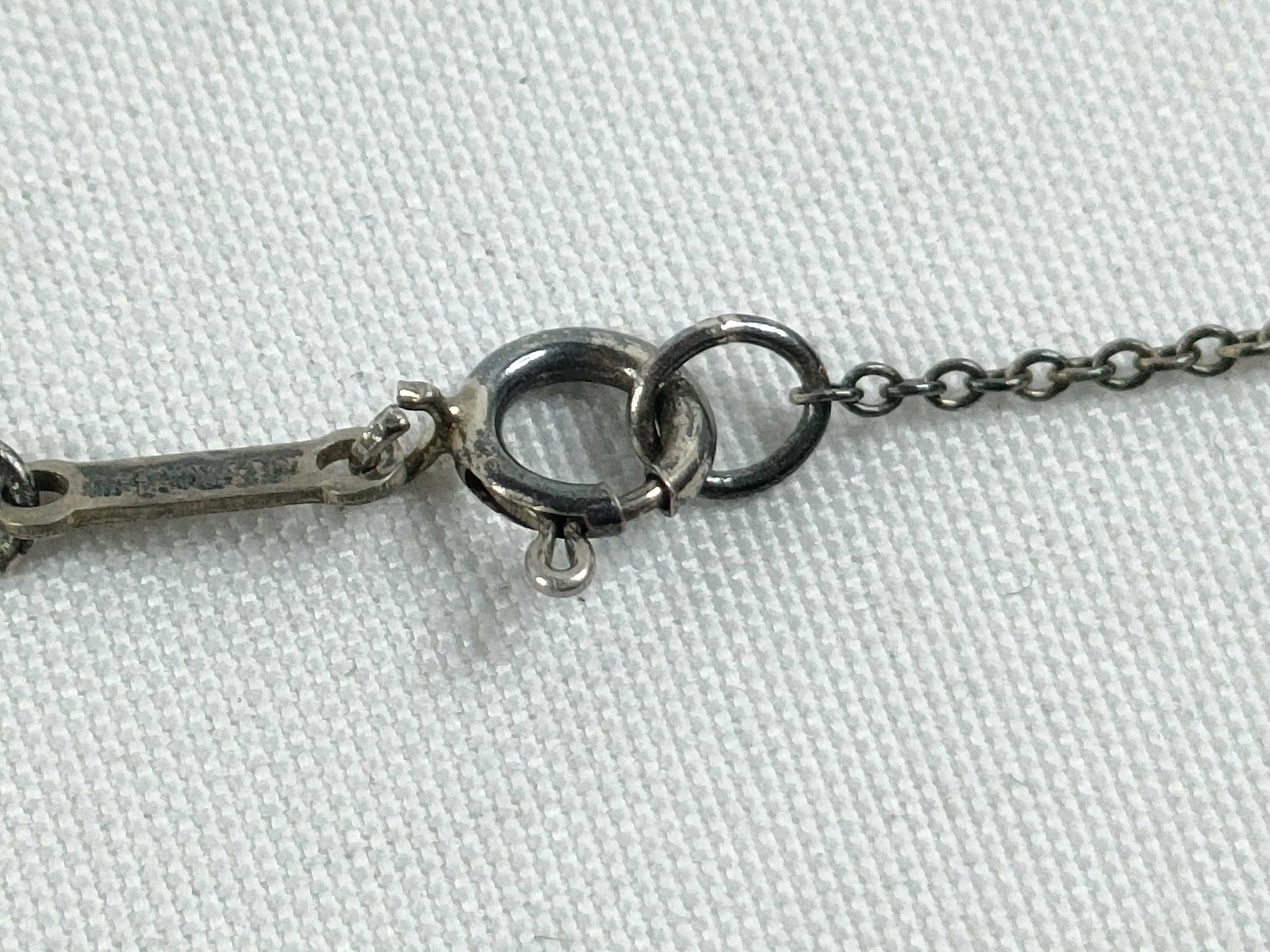 Tiffany & Co. Tiffany Open Heart Necklace SV925 Silver Necklace