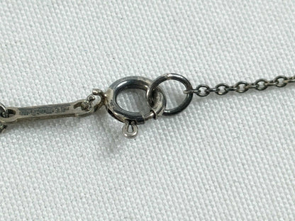 Tiffany & Co. Tiffany Open Heart Necklace SV925 Silver Necklace