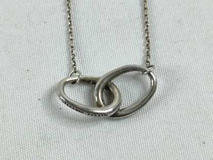Tiffany & Co. Tiffany Double Loop Necklace SV925 Silver Necklace