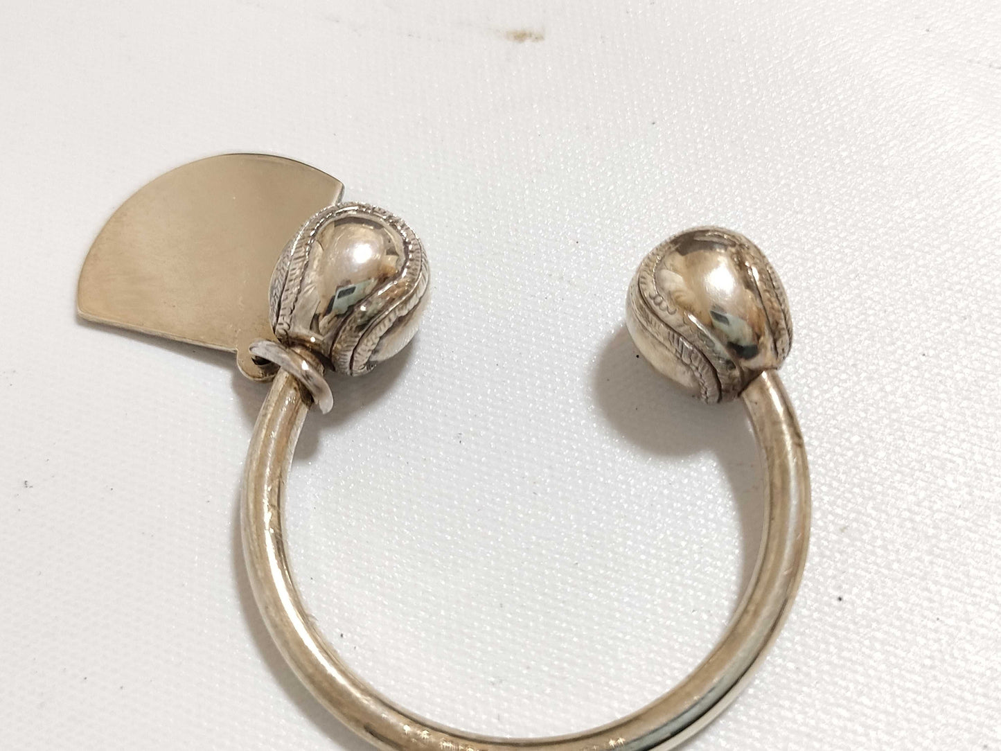 Tiffany & Co. Tiffany Baseball SV925 Key Ring Silver Key Case/Key Holder