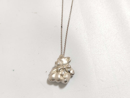 Tiffany & Co. Tiffany Teddy Bear Necklace SV925 Silver Necklace