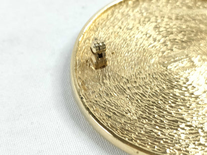 Dior Christian Dior Emblem Logo Brooch GP Gold Brooch