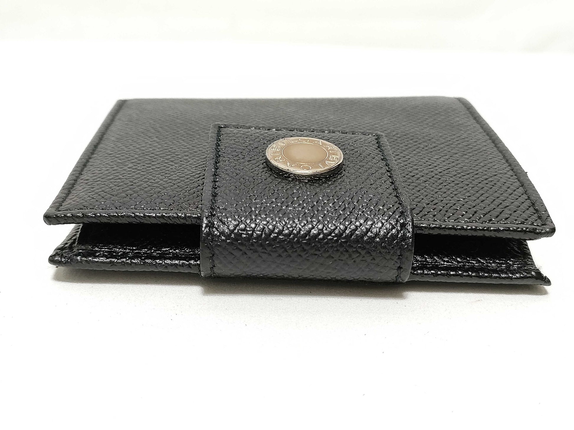 BVLGARI B.zero1 Leather Bifold Wallet Black