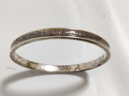 Tiffany & Co. Tiffany Narrow Bangle SV925 Silver Bracelet/Bangle