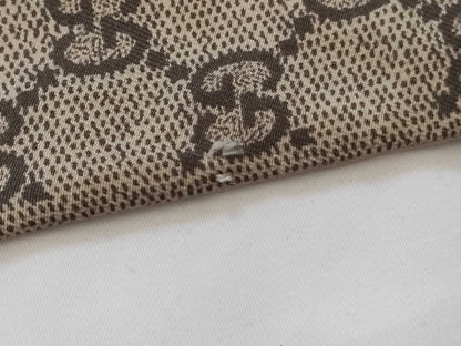 GUCCI Gucci Sherry Line Horsebit Silk Scarf Beige Other Accessories
