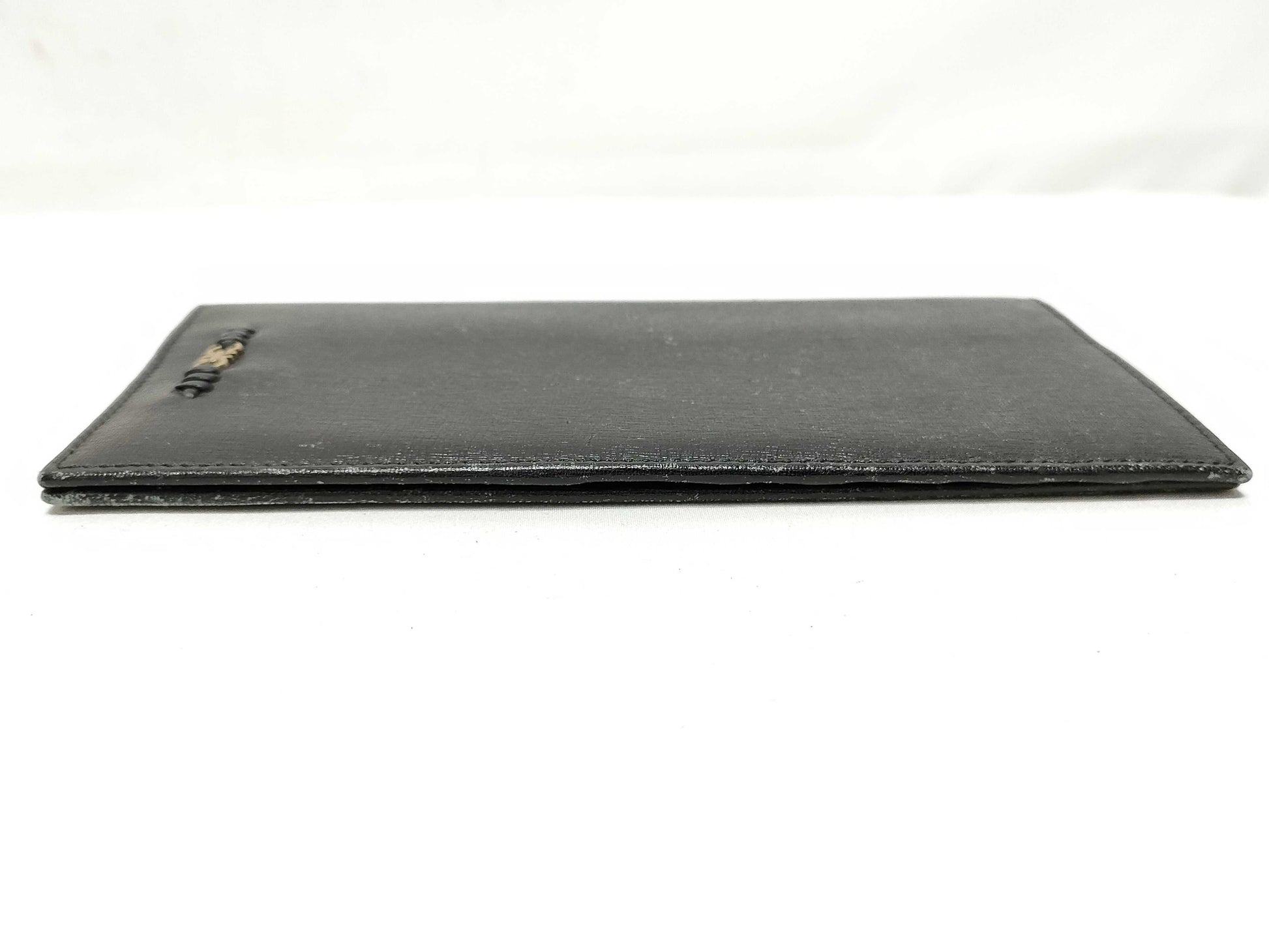 Salvatore Ferragamo Gancini Leather Long Wallet 226623 Black Billfold