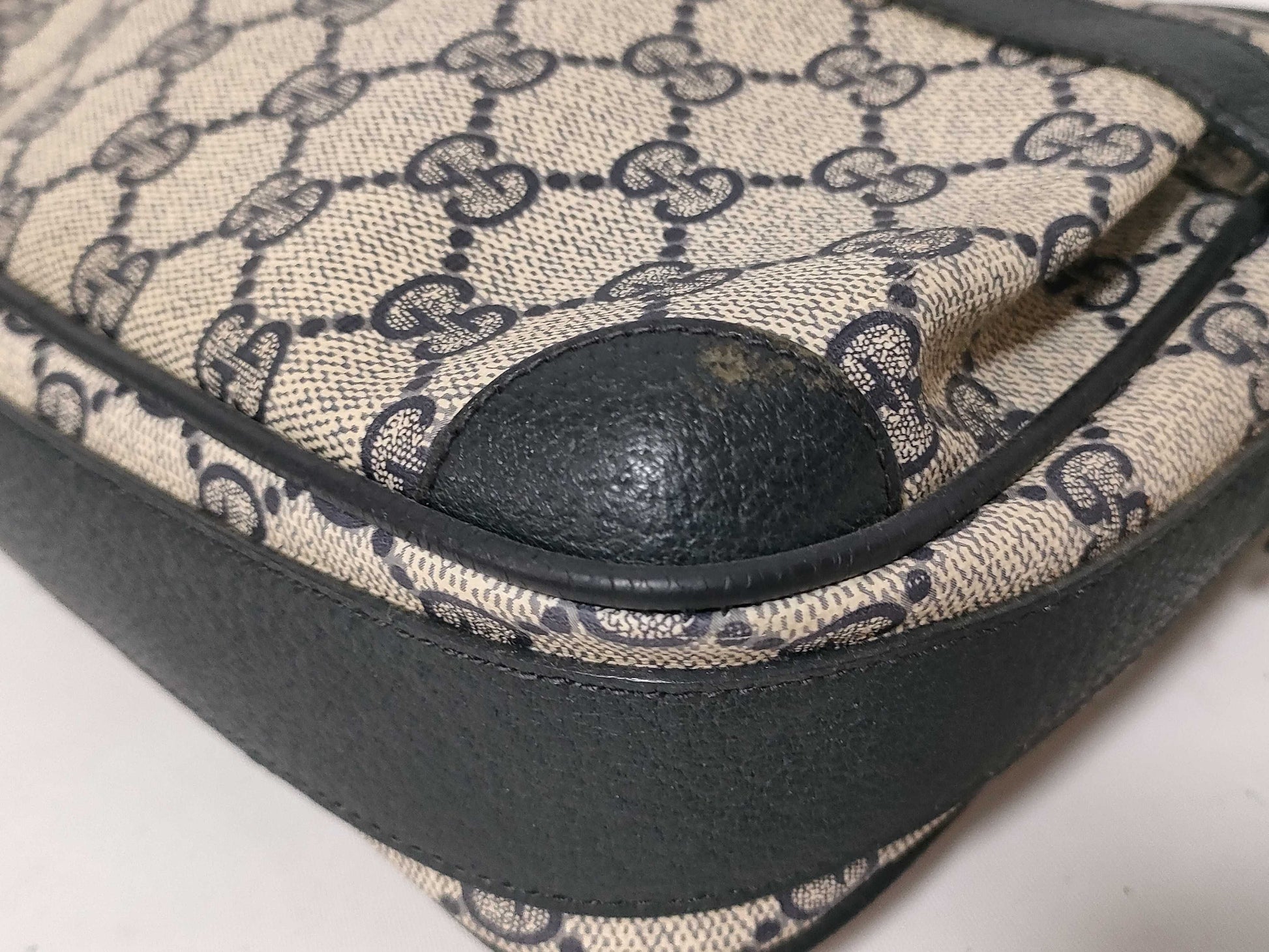GUCCI GG Supreme Shoulder Bag 007/084/0423 Navy