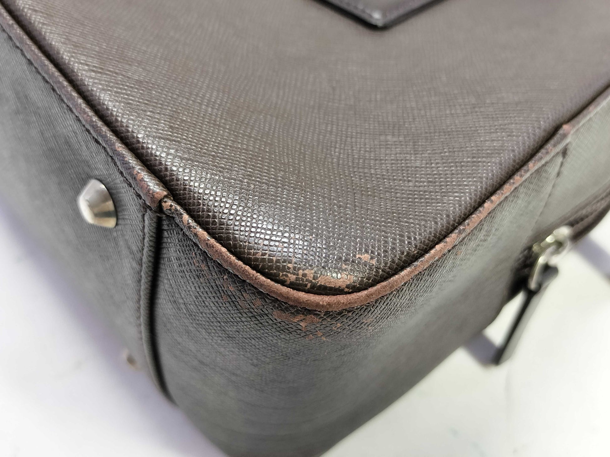 BURBERRY Leather Handbag Brown Handbag