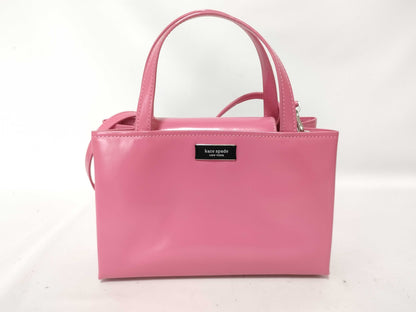 Kate Spade Enamel 2-Way Handbag Pink