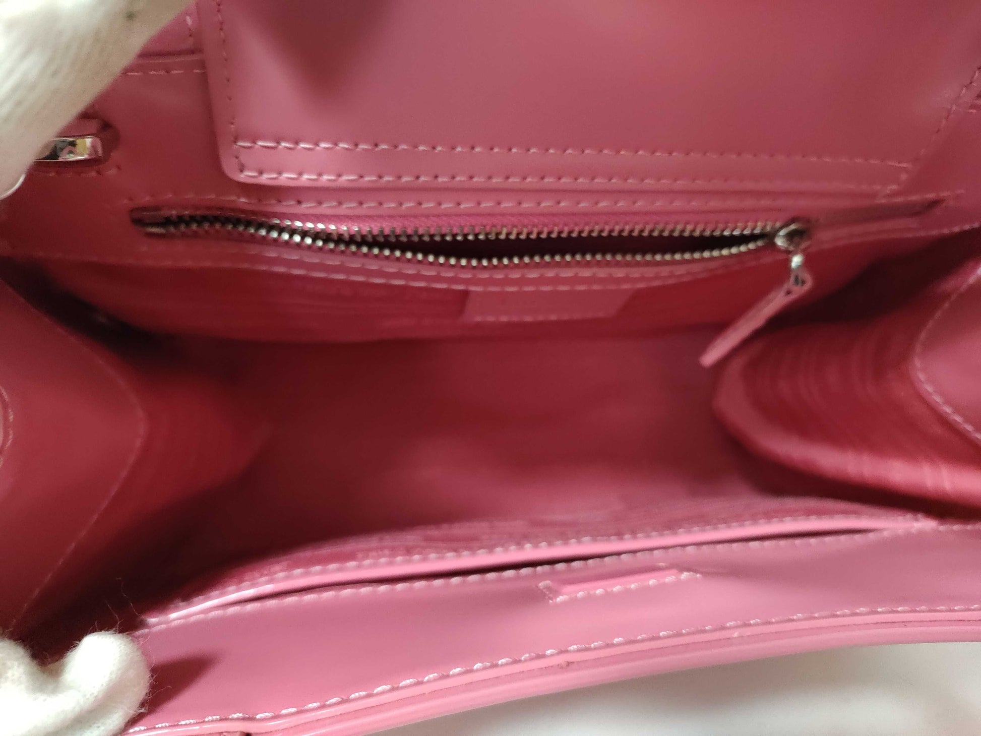 Kate Spade Enamel 2-Way Handbag Pink